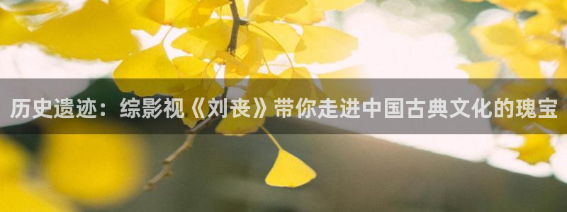 浮力第一浮力第一页影院：历史遗迹：综影视《刘丧》带你走进中国古典文化的瑰宝